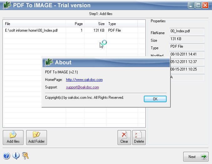 PDF to IMAGE - Screenshot #1