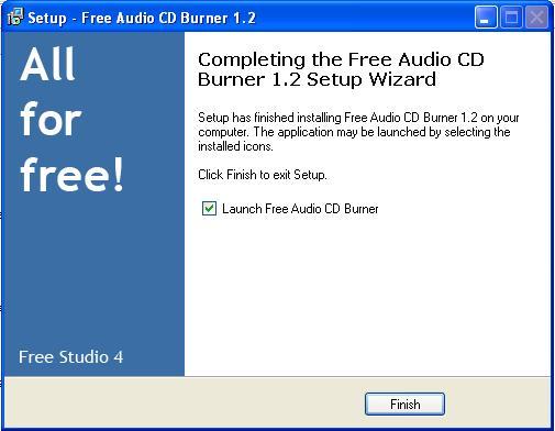 Free Audio CD Burner - Screenshot #11