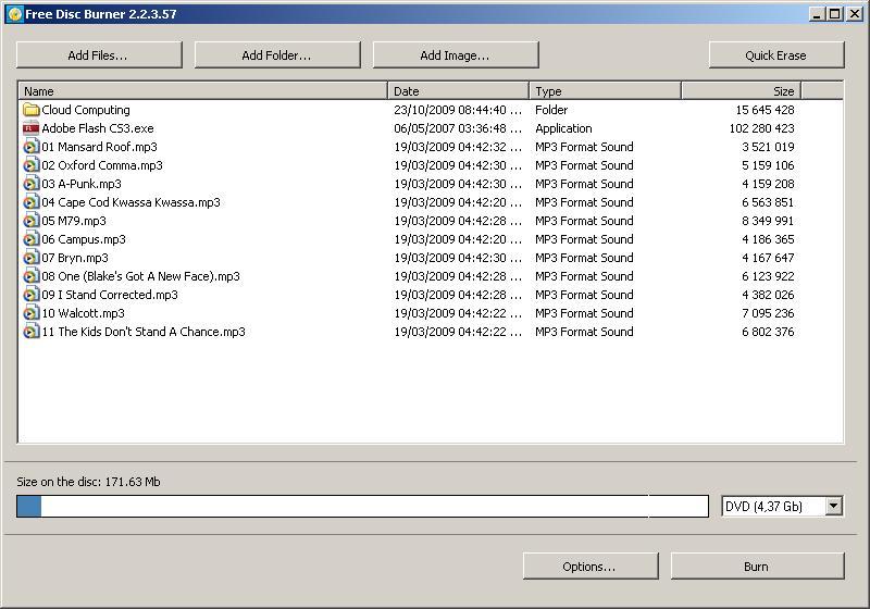 Free Disc Burner latest version Get best Windows software