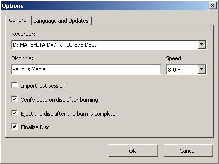 Free Disc Burner - Screenshot #5