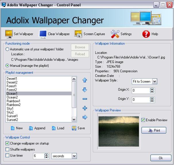 Adolix Wallpaper Changer - Screenshot #2