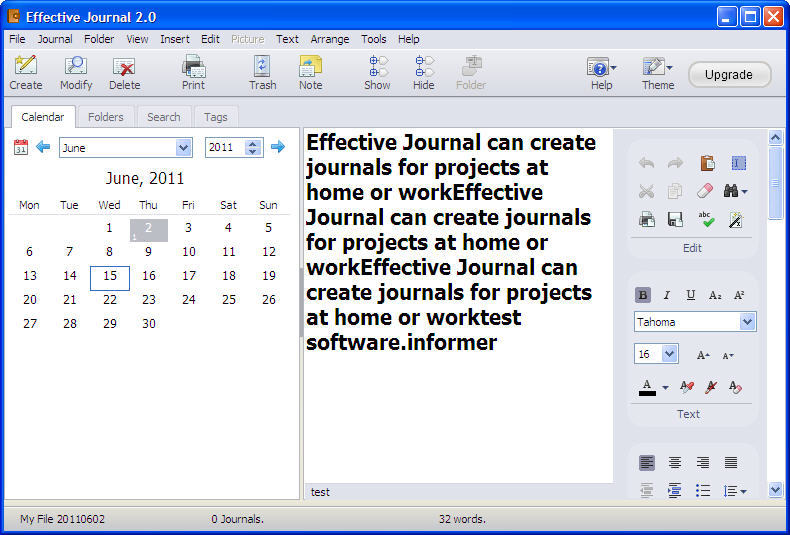 EffectiveJournal latest version Get best Windows software