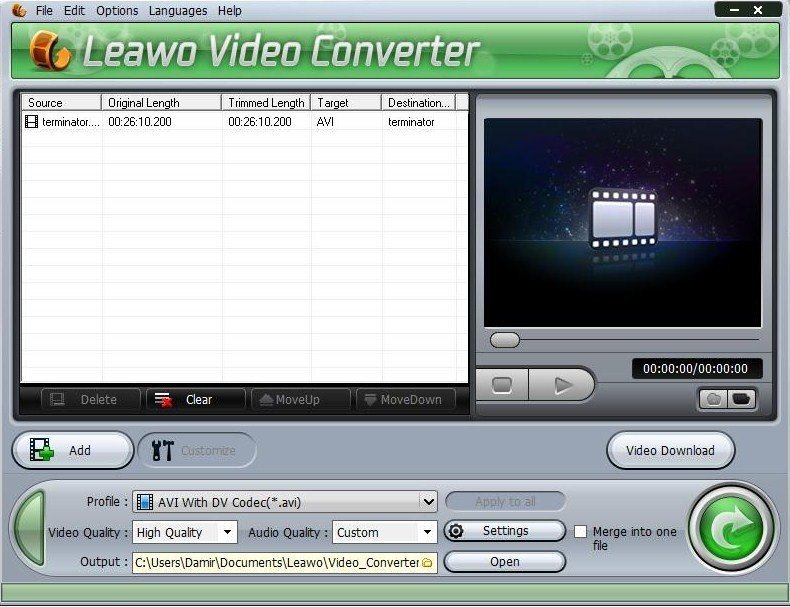 Leawo Video Converter download for free SoftDeluxe