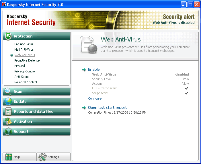 Kaspersky Internet Security - Screenshot #17
