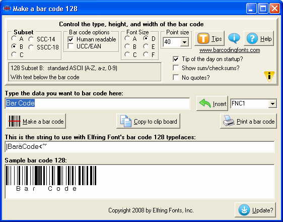 Bar Code 128 - Screenshot #8