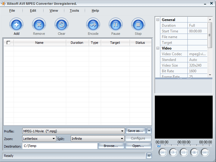 Xilisoft AVI MPEG Converter - Screenshot #15