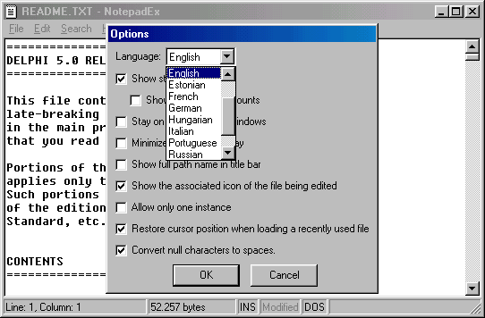 NotepadEx - Screenshot #1