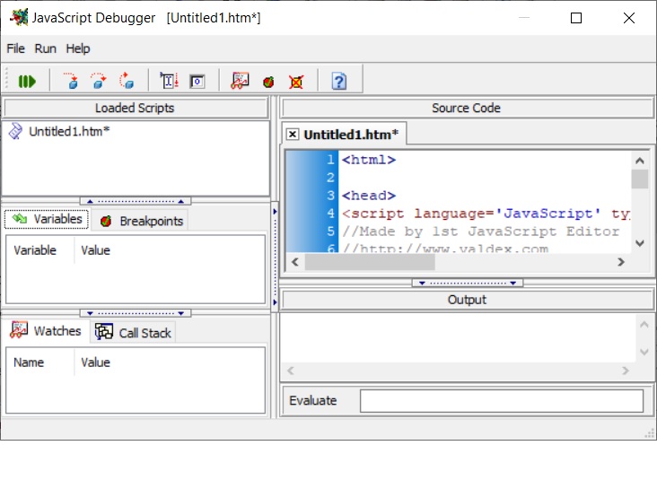 Free JavaScript Editor - Screenshot #3