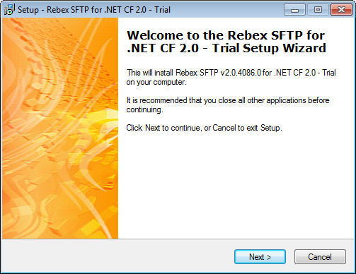 Rebex SFTP for .NET CF - Trial - Screenshot #2