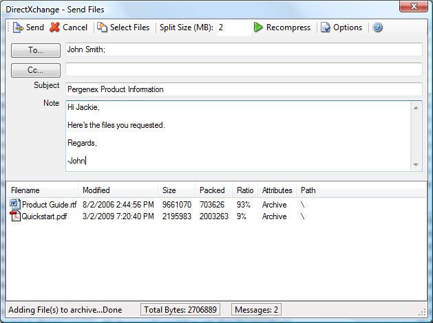 DirectXchange - Screenshot #1