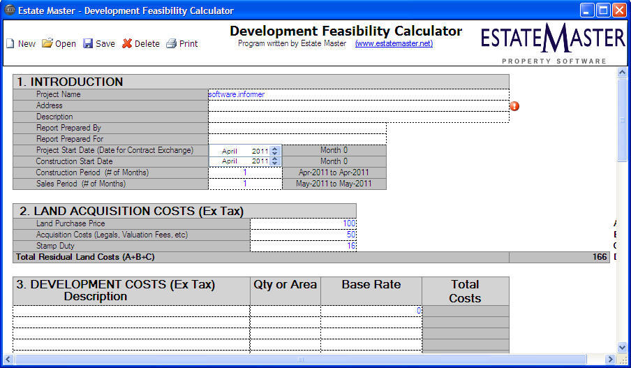 Estate Master DF Calculator download for free SoftDeluxe