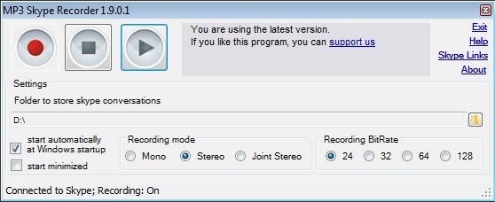 MP3 Skype Recorder - Screenshot #14