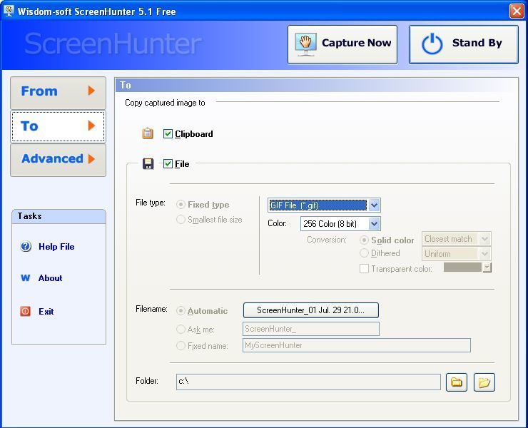 Wisdom-soft ScreenHunter Free - Screenshot #11