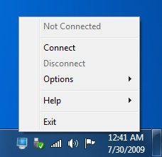 VPNC Front End - Screenshot #1