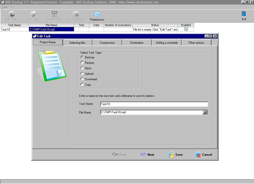ABC Backup download for free - SoftDeluxe