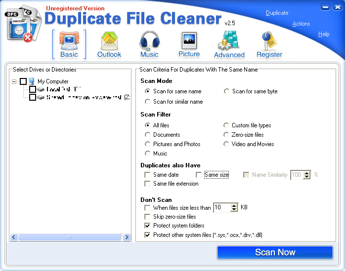 duplicate file cleaner free