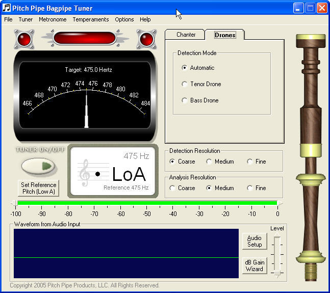 Pitch Pipe Bagpipe Tuner download for free SoftDeluxe