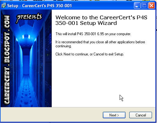 CareerCert's P4S 350-001 - Screenshot #1
