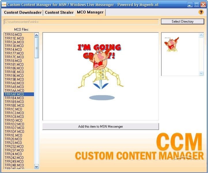 Custom Content Manager - Screenshot #1