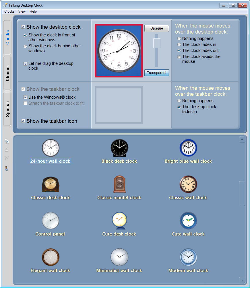 Talking Desktop Clock download for free SoftDeluxe