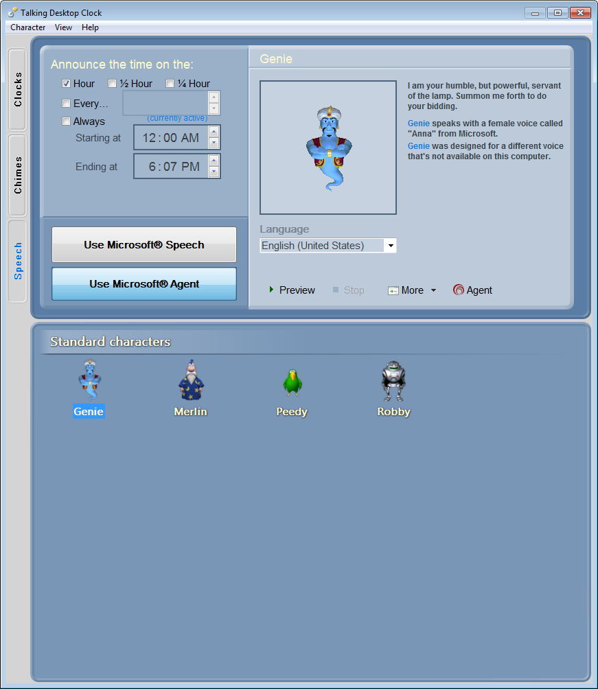 Talking Desktop Clock download for free SoftDeluxe