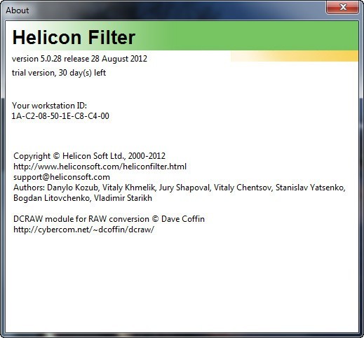 Helicon Filter download for free - SoftDeluxe