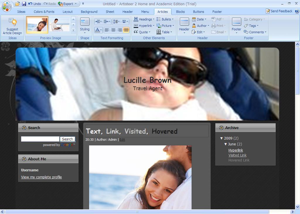 Artisteer - Screenshot #6