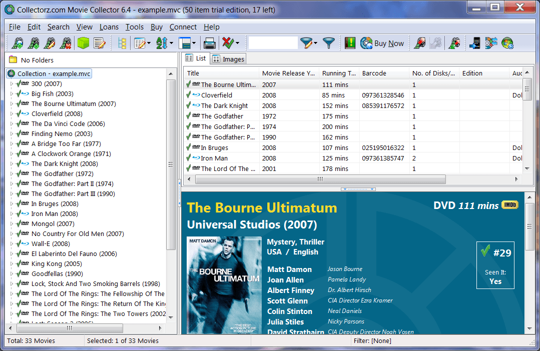Collectorz.com Movie Collector - Screenshot #22