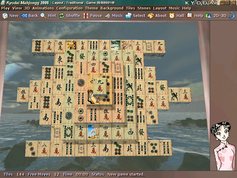 kyodai mahjongg too big for screen