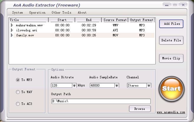 AoA Audio Extractor - Screenshot #8