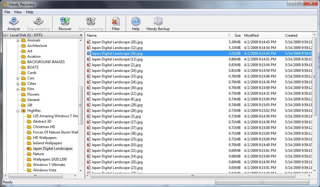 Handy Recovery - Screenshot #9