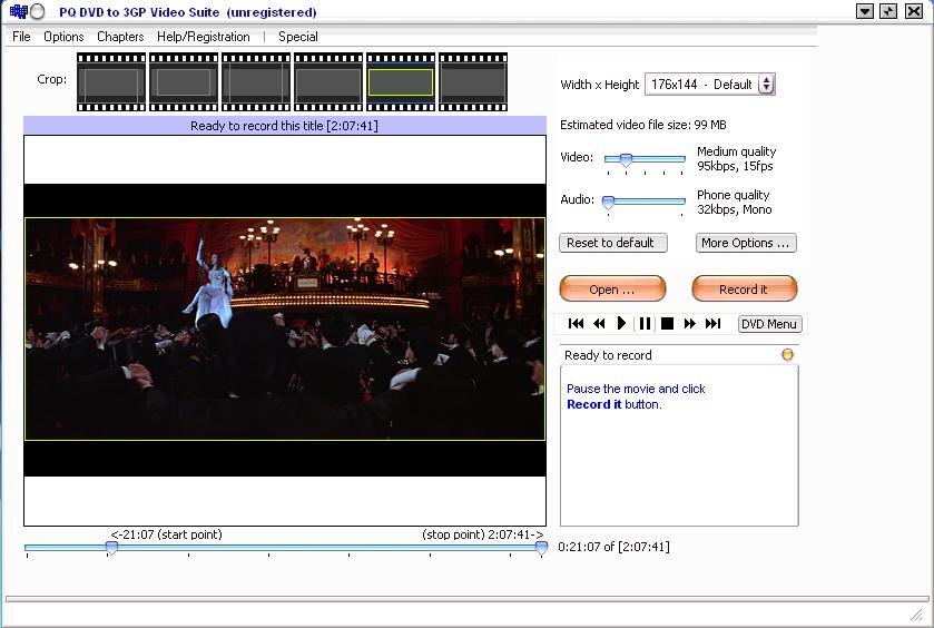 PQ DVD to 3GP Video Suite - Screenshot #3