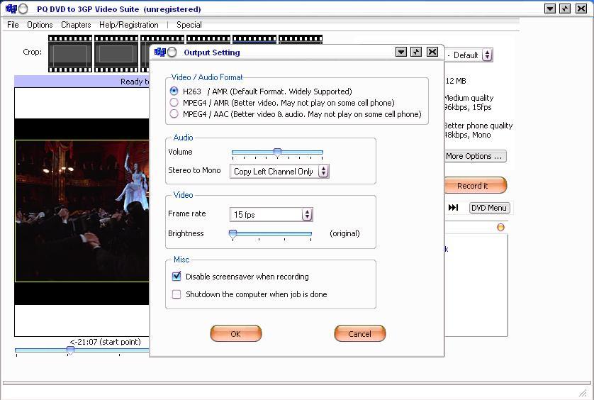 PQ DVD to 3GP Video Suite - Screenshot #2