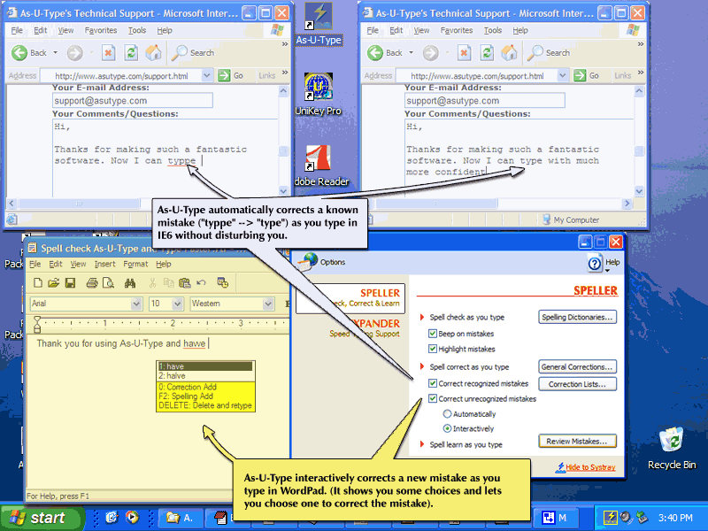 As-U-Type - Screenshot #1