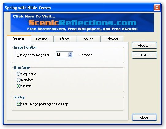 Spring with Bible Verses Scenic Reflections - Screenshot #6