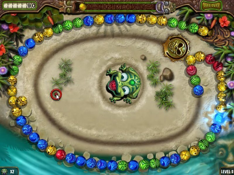 Zuma's Revenge! - Adventure - Screenshot #1