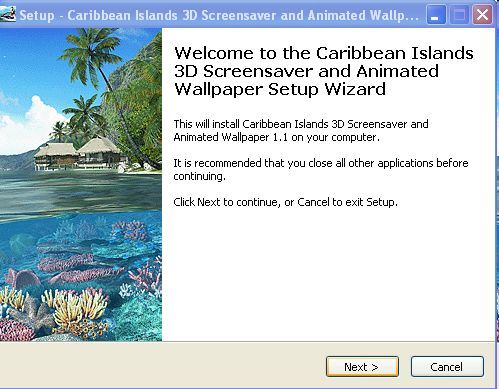 Caribbean Islands 3D Screensaver and Animated Wallpaper - Screenshot #4