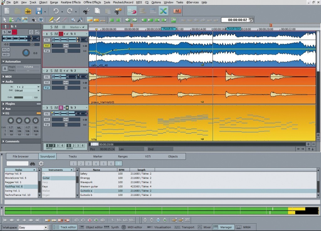 Samplitude Music Studio latest version Get best Windows software