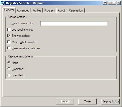 Registry Search + Replace - Screenshot #5