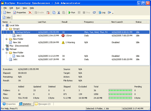DirSync Directory Synchronizer latest version - Get best Windows software