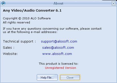 Any Video-Audio Converter - Screenshot #6