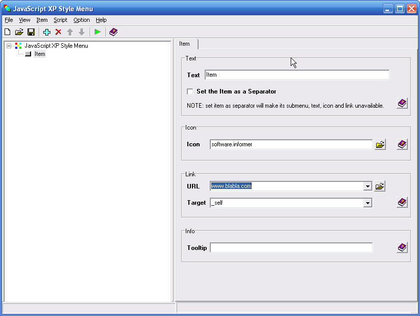 JavaScript XP Style Menu latest version - Get best Windows software