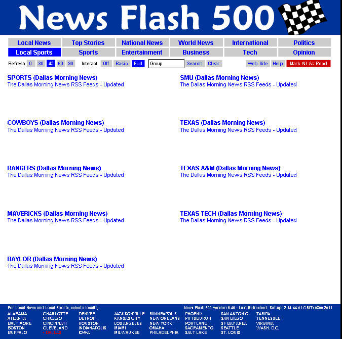 News Flash 500 - Screenshot #1