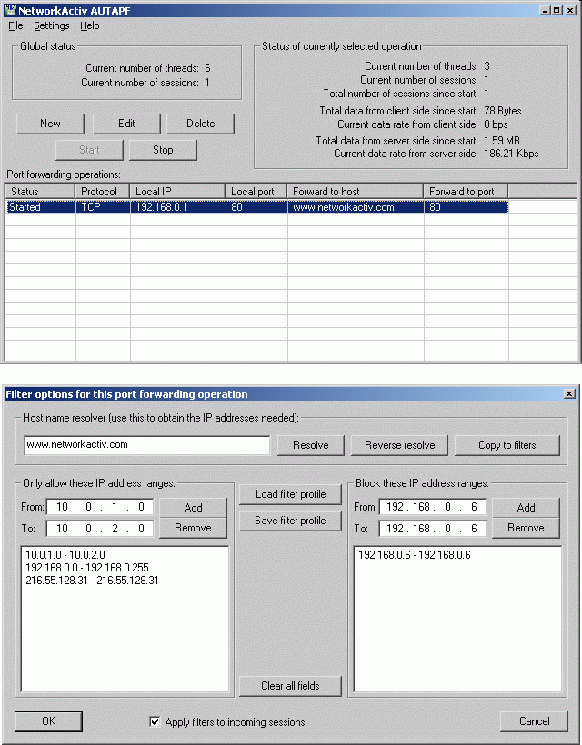 NetworkActiv AUTAPF - Screenshot #3