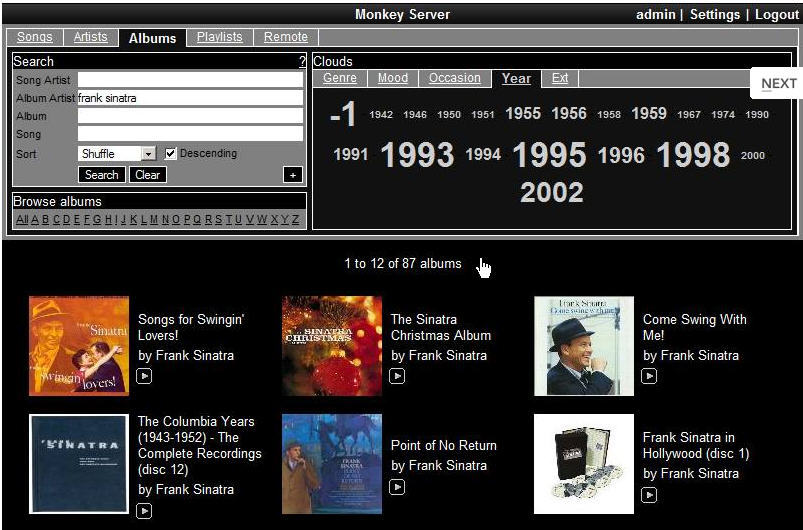 Monkey Server - Screenshot #1