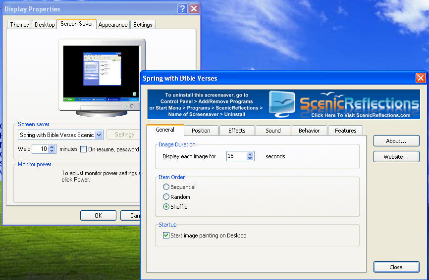 Spring with Bible Verses Scenic Reflections - Screenshot #5