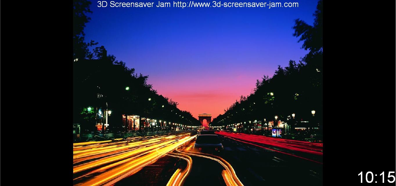 Night Streets Screensaver - Screenshot #1