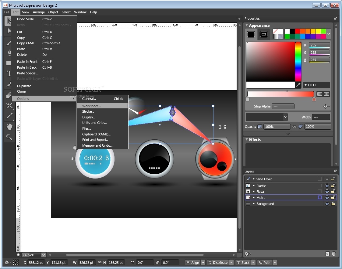 Microsoft Expression Design - Screenshot #1