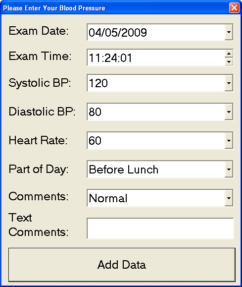 Blood Pressure Tracker - Screenshot #3
