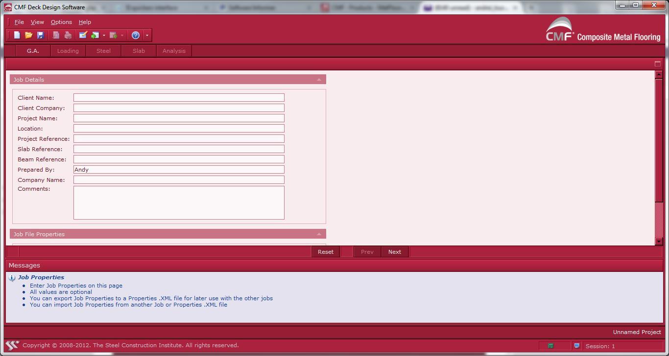 CMF Deck Design Software download for free - SoftDeluxe